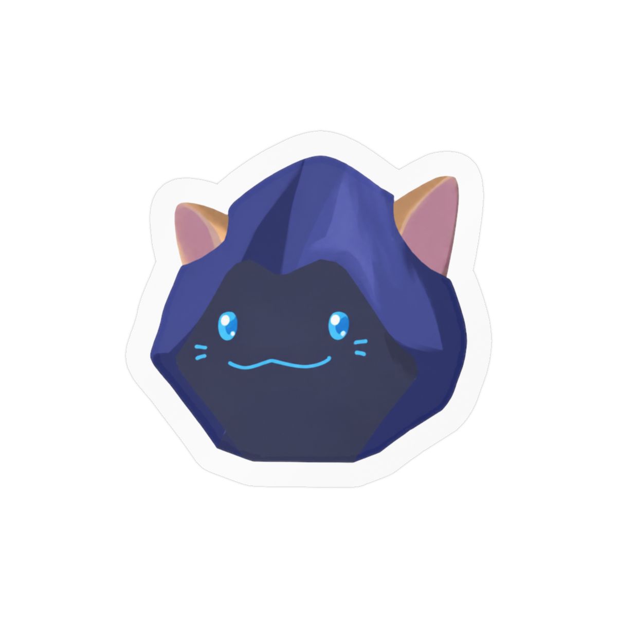 Shadow Cat Sticker | Mysterious Cute Vinyl Decal