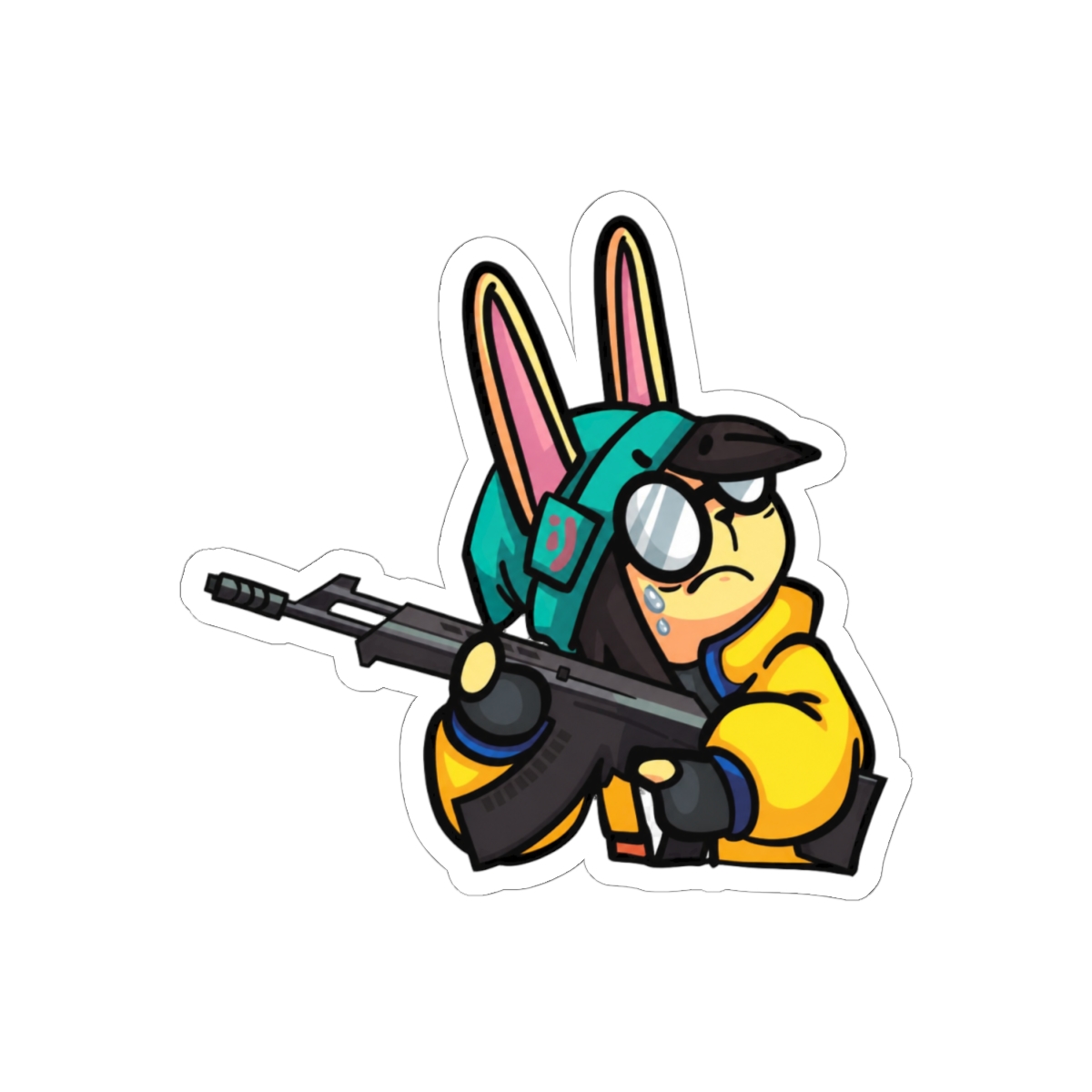 Swarm Grenade Out Gaming Sticker | Bold Chaos Vinyl Decal - alternate angle 1, merchandise