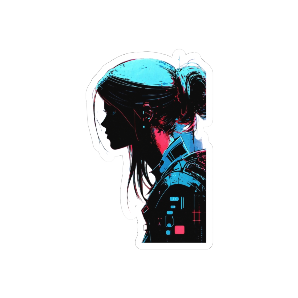 Jett in the City Urban Adventure Sticker | Bold Vinyl Decal - alternate angle 1, merchandise