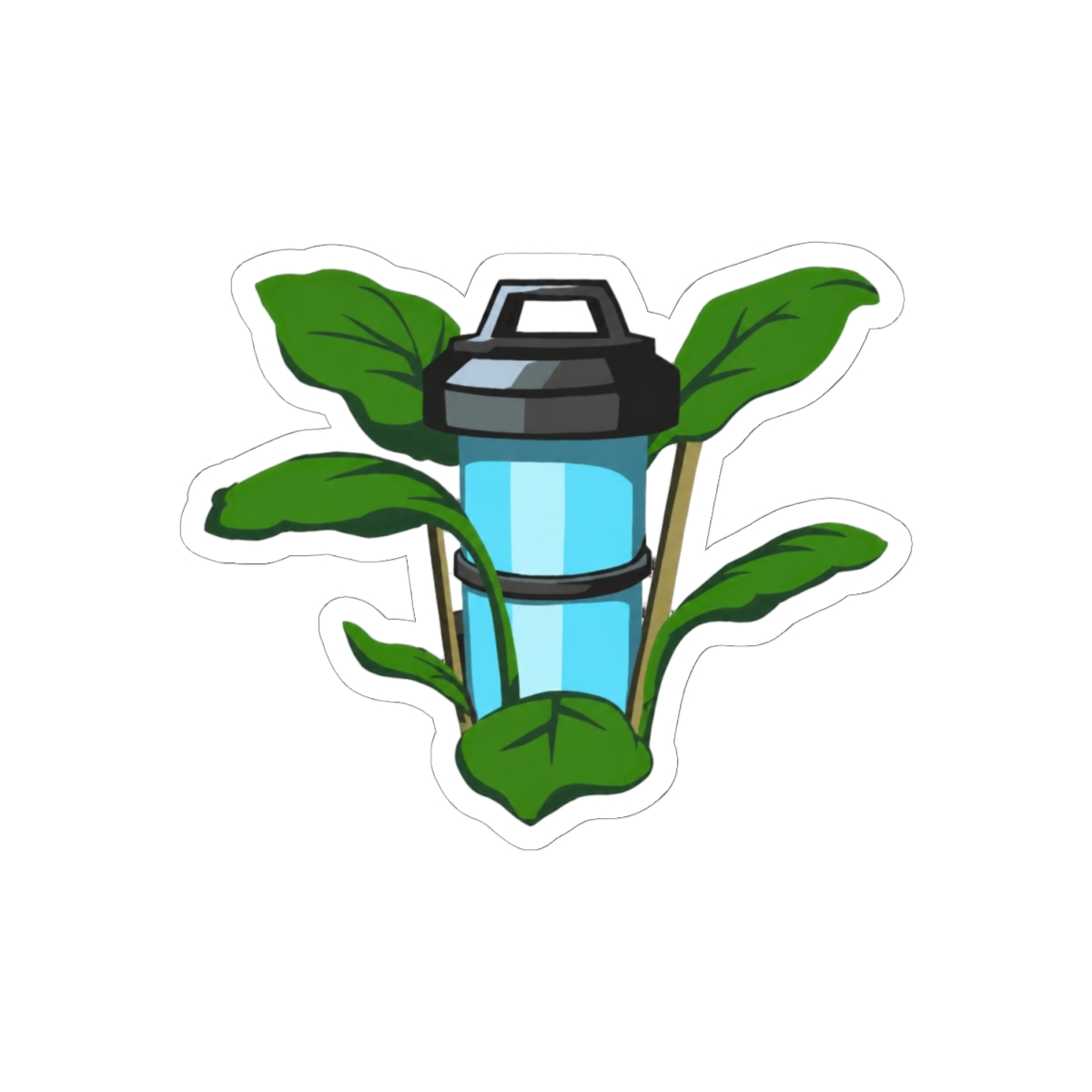 Plant The Spike Volleyball Bold Sticker | Court Swagger Vinyl Decal - alternate angle 1, merchandise
