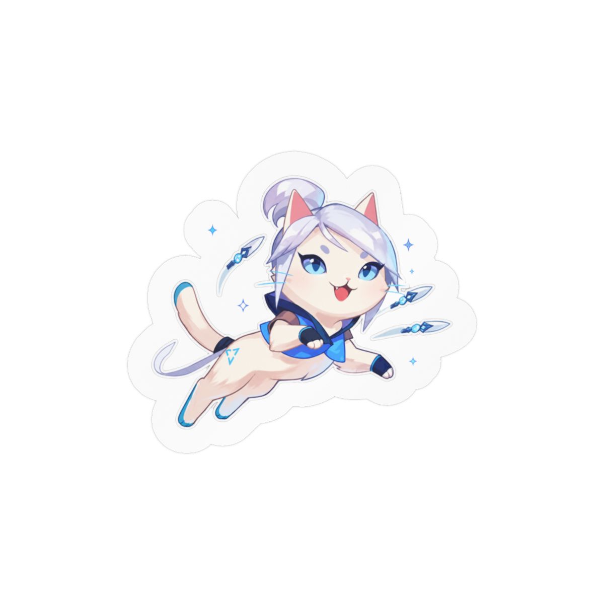 Valorant Kitty Jett Waterproof Vinyl Window Bumper Sticker Decal 5"