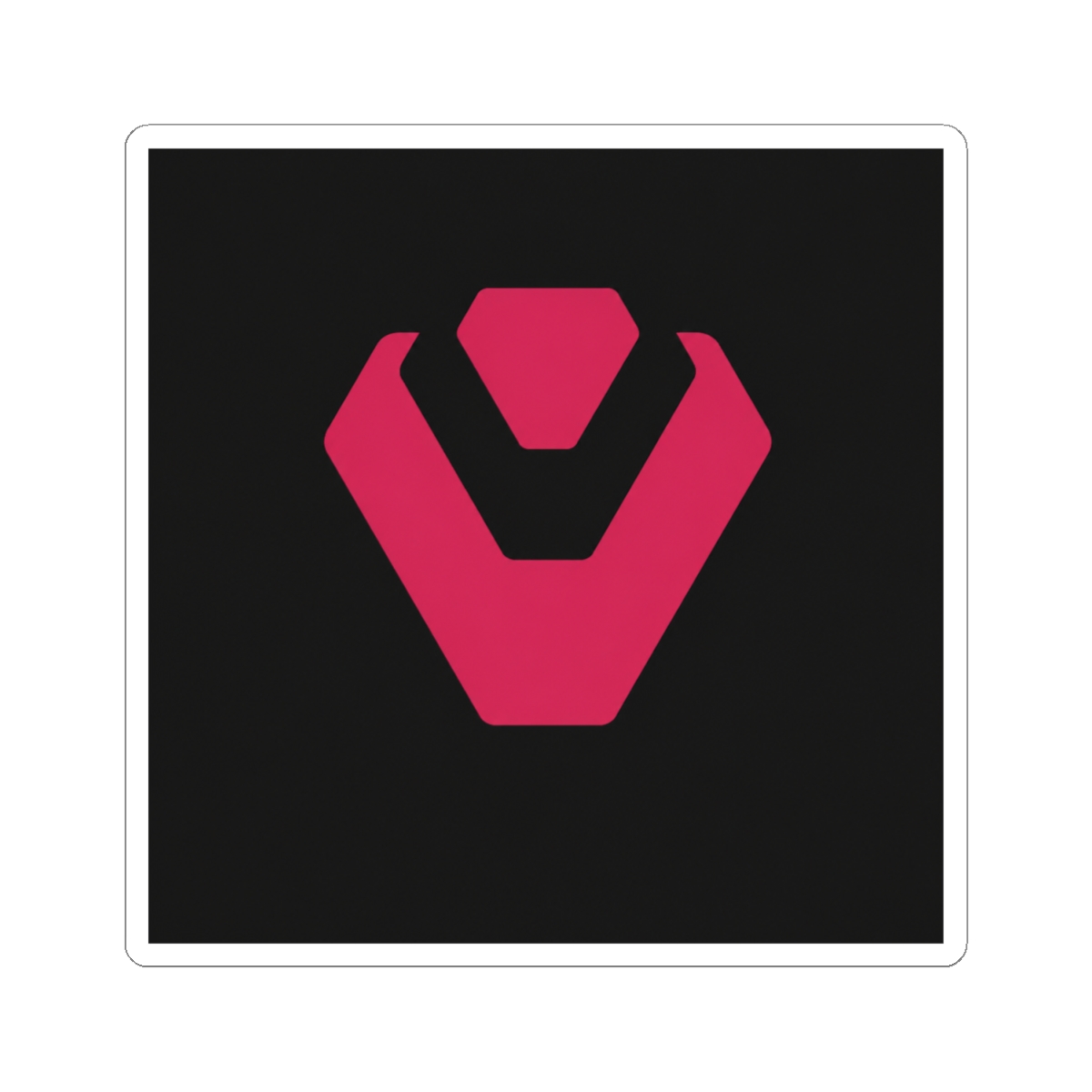 Sentinels Americ Valorant Org Classic Round Sticker - alternate angle 1, merchandise