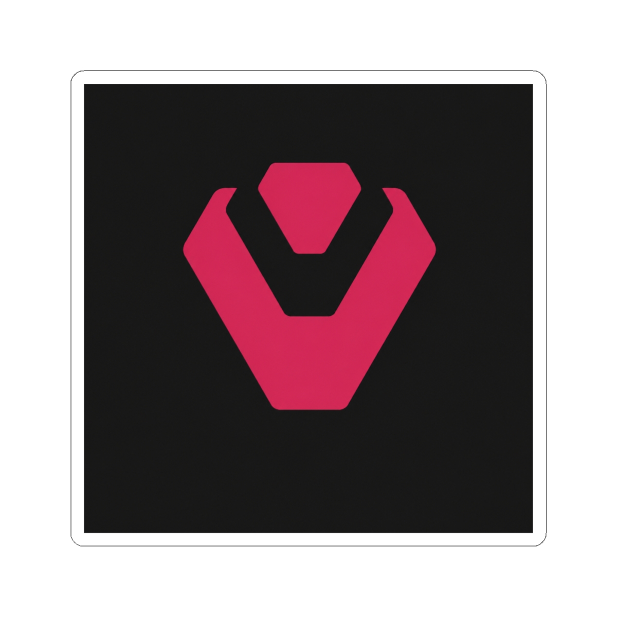 Sentinels Americ Valorant Org Classic Round Sticker - alternate angle 2, merchandise