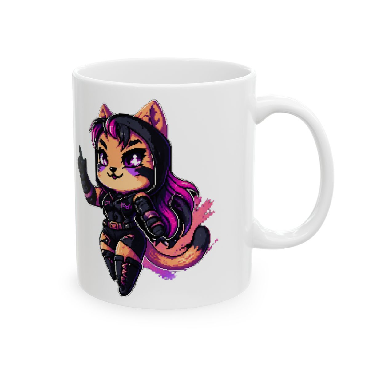 Reyna Cat Adorable Feline Coffee Mug