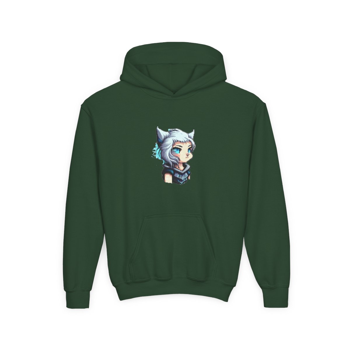 Jett Cat Kids Hoodie - alternate angle 2, merchandise