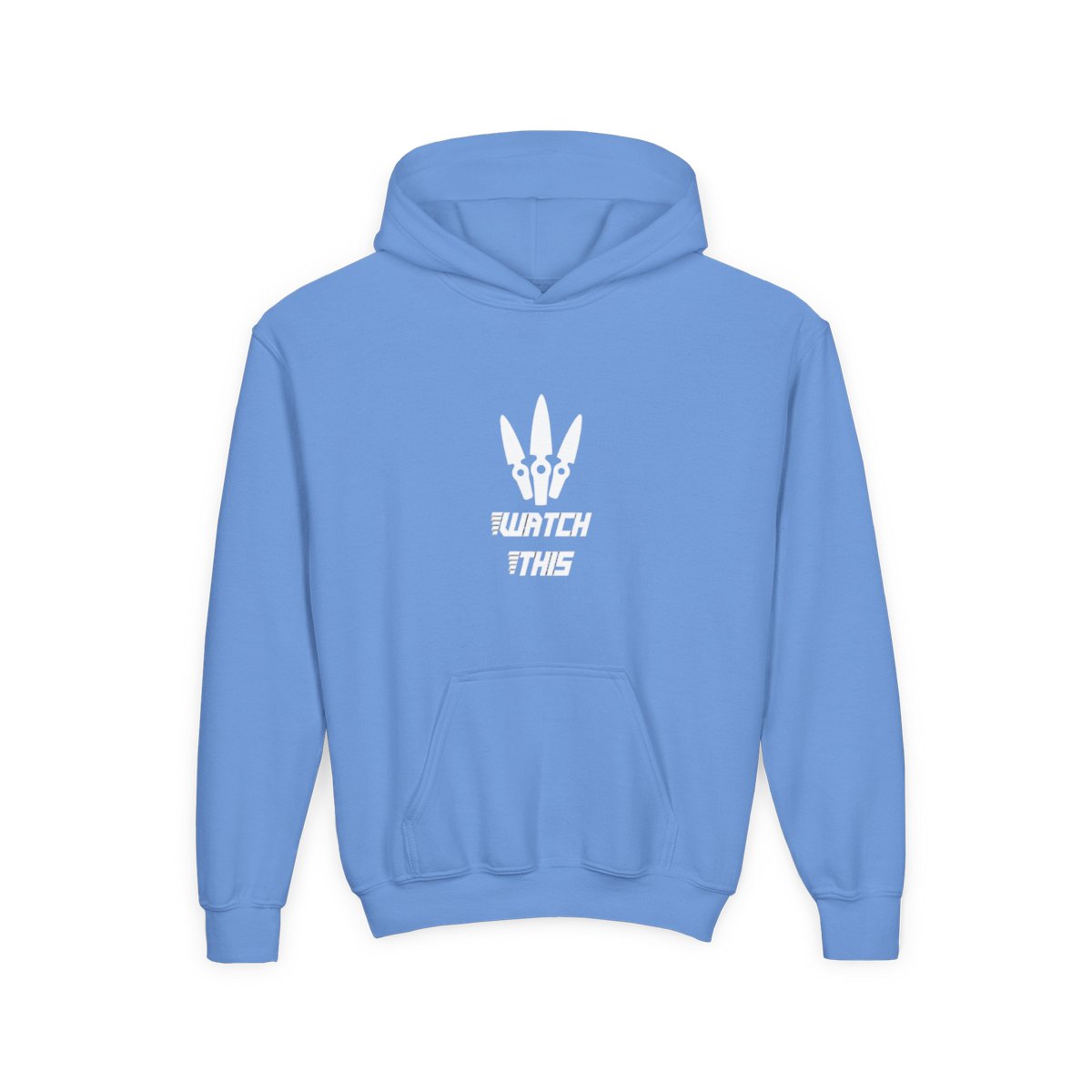 Jett Ultimate Valorant Gaming (Blue Glow) Pullover Kids Hoodie - alternate angle 4, merchandise